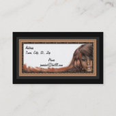 ヘアーサロンのために素晴らしいビジネスか個人的なカード 名刺 (裏面)