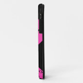 ヘアーサロンのスタイリストのピンクの黒のiphone 5の場合 Case-Mate iPhoneケース (裏面/左)