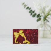 ヘアーサロンのスタイリストの休日のクーポンのギフトカードクリスマス 割引カード (スタンド正面)