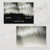 ヘアーサロンのスタイルの名刺 名刺 (正面/裏面)