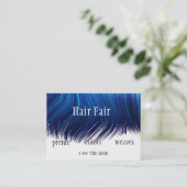 ヘアーサロンのスタイルの名刺 名刺 (スタンド正面)