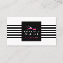 ヘアーサロンの名刺のテンプレート 名刺