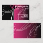 ヘアーサロンの名刺 名刺 (正面/裏面)