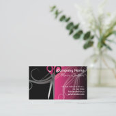 ヘアーサロンの名刺 名刺 (スタンド正面)