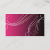 ヘアーサロンの名刺 名刺 (裏面)