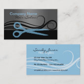 ヘアーサロンの名刺 名刺 (正面/裏面)