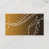 ヘアーサロンの名刺 名刺 (裏面)