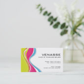 ヘアーサロンの名刺 名刺 (スタンド正面)