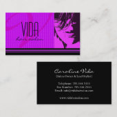 ヘアーサロンの名刺 名刺 (正面/裏面)