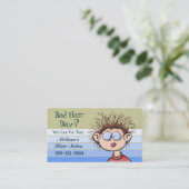 ヘアーサロンの名刺 名刺 (スタンド正面)