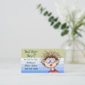 ヘアーサロンの名刺 名刺 (スタンド正面)