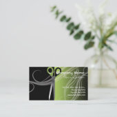 ヘアーサロンの名刺 名刺 (スタンド正面)