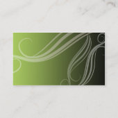 ヘアーサロンの名刺 名刺 (裏面)