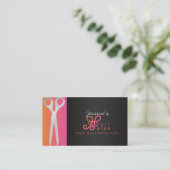 ヘアーサロンの名刺 名刺 (スタンド正面)