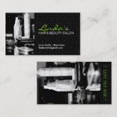 ヘアーサロンの名刺 名刺 (正面/裏面)