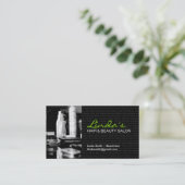 ヘアーサロンの名刺 名刺 (スタンド正面)