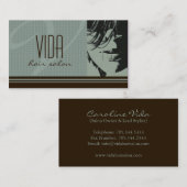 ヘアーサロンの名刺 名刺 (正面/裏面)