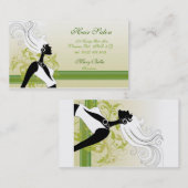 ヘアーサロンの名刺 名刺 (正面/裏面)