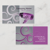 ヘアーサロン 名刺 (正面/裏面)