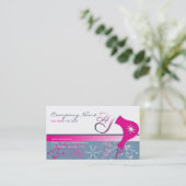 ヘアーサロン 名刺 (スタンド正面)