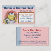 ヘアーサロン 名刺 (正面/裏面)