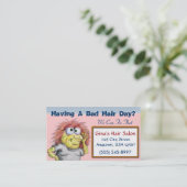 ヘアーサロン 名刺 (スタンド正面)