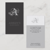 ヘアーサロン-名刺 名刺 (正面/裏面)