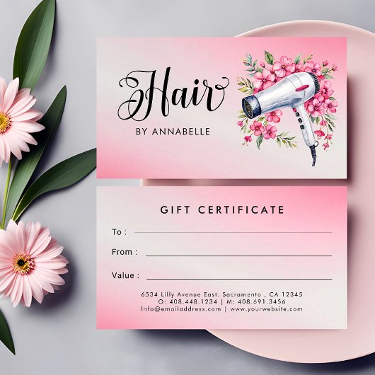 ヘアースタイリスト水彩乾燥機商品券