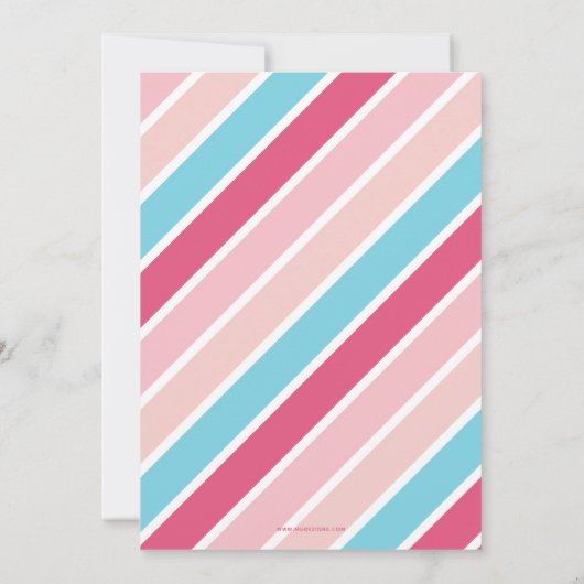 ヘアーズスクープアイスクリームトラック誕生日 招待状 (裏面)