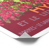 ヘアーズフランスヴィンテージ旅行 ポスター (角)