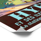 ヘアーズフランスヴィンテージ旅行 ポスター (角)