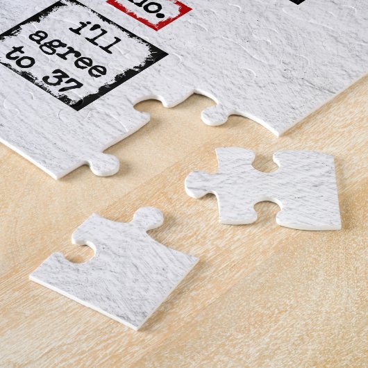 ヘアーブラシ契約ジグソーパズル-おもしろい美しい ジグソーパズル (側面)