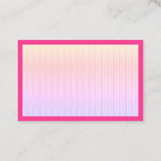 ヘア化粧美しいデザインフレームビッグボウ 名刺 (裏面)