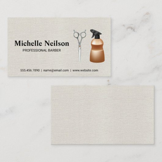 ヘア専門ツール 名刺 (正面/裏面)
