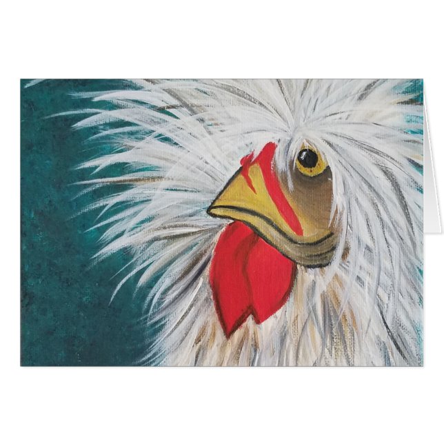 ヘア熱狂するチキン (正面横)