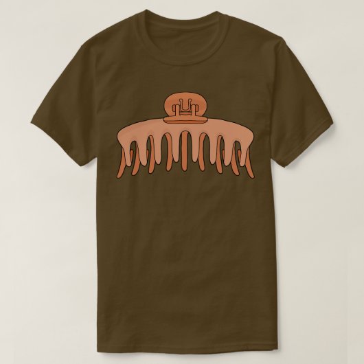 ヘア爪クリップ Tシャツ (デザイン正面)