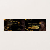 ヘア爪、 ネイルエステティシャンボーティシャンサロンスパルクス 名刺 (外部フラット)