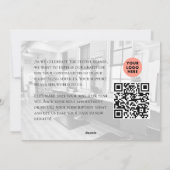 ヘア美しいサロンクライアントのビジネスクリスマス シーズンカード (裏面)