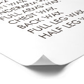 ヘア美しいサロン美容師メニュー価格ポスター ポスター (角)