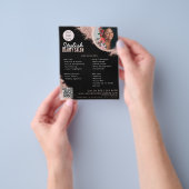 ヘア美しいヘアネイルサロン美容師ビューティシャン チラシ (手)