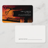 ヘア美しいメイクアップアーティスト | サロンツール 予約カード (正面/裏面)