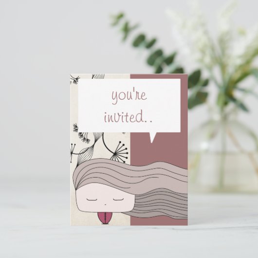 ヘア·ガール 招待状 (スタンド正面)