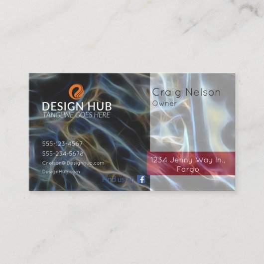 ヘアサロンプロフェッショナル名刺 名刺 (正面)