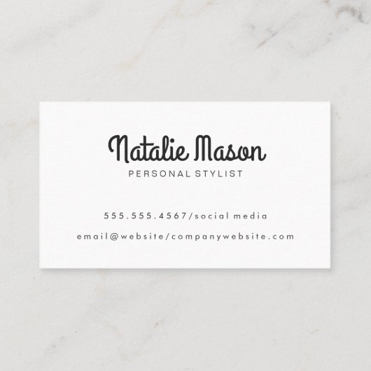 ヘア |サロン鞘 名刺 (裏面)