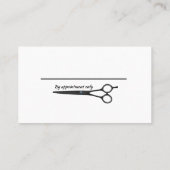 ヘア&シザーシルエットヘアスタイリストビジネスCa 名刺 (裏面)