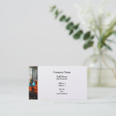 ヘア・トニックおよび剃るマグ-プラチナ終わり 名刺 (スタンド正面)