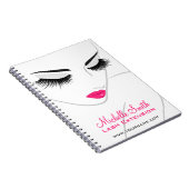 ヘア&ビューティー まつげエクステンション 会社 ブランディング ノートブック (右側)