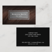 ヘア |ブルネット 名刺 (正面/裏面)