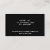 ヘア |ブルネット 名刺 (裏面)