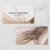 ヘア |ブロンド 名刺 (正面/裏面)